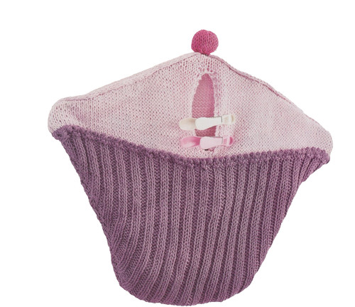 Cup cake peg - bag~dk, knitting