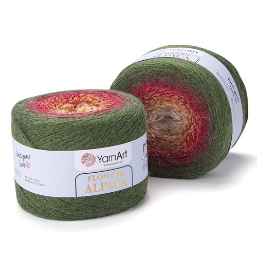 Yarn art flowers - yarn,