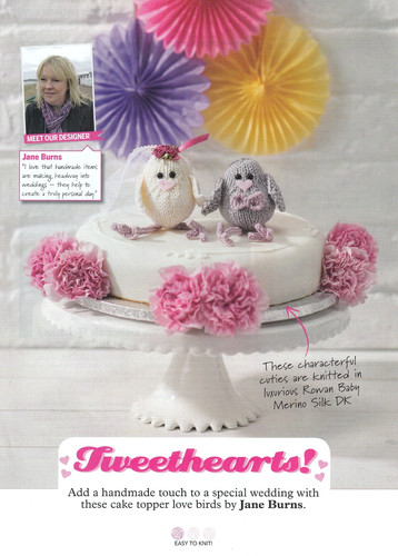 Knitting patterns cake topper - patterns,