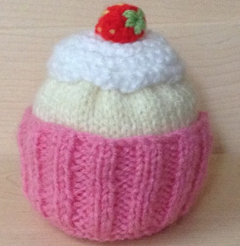 Knitting pattern cupcake - pattern,