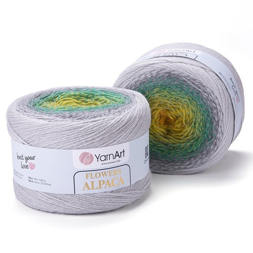 Yarn art flowers alpaca - yarn,