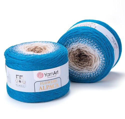 Yarn art flowers alpaca - yarn,