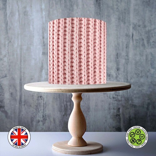 Pink knit texture pattern wrap - pattern,